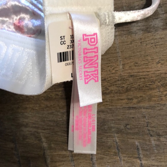 1HR SALE! VS PINK Velvet Floral bralette - Picture 5 of 5